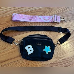 GIRLS crossbody bag with patches